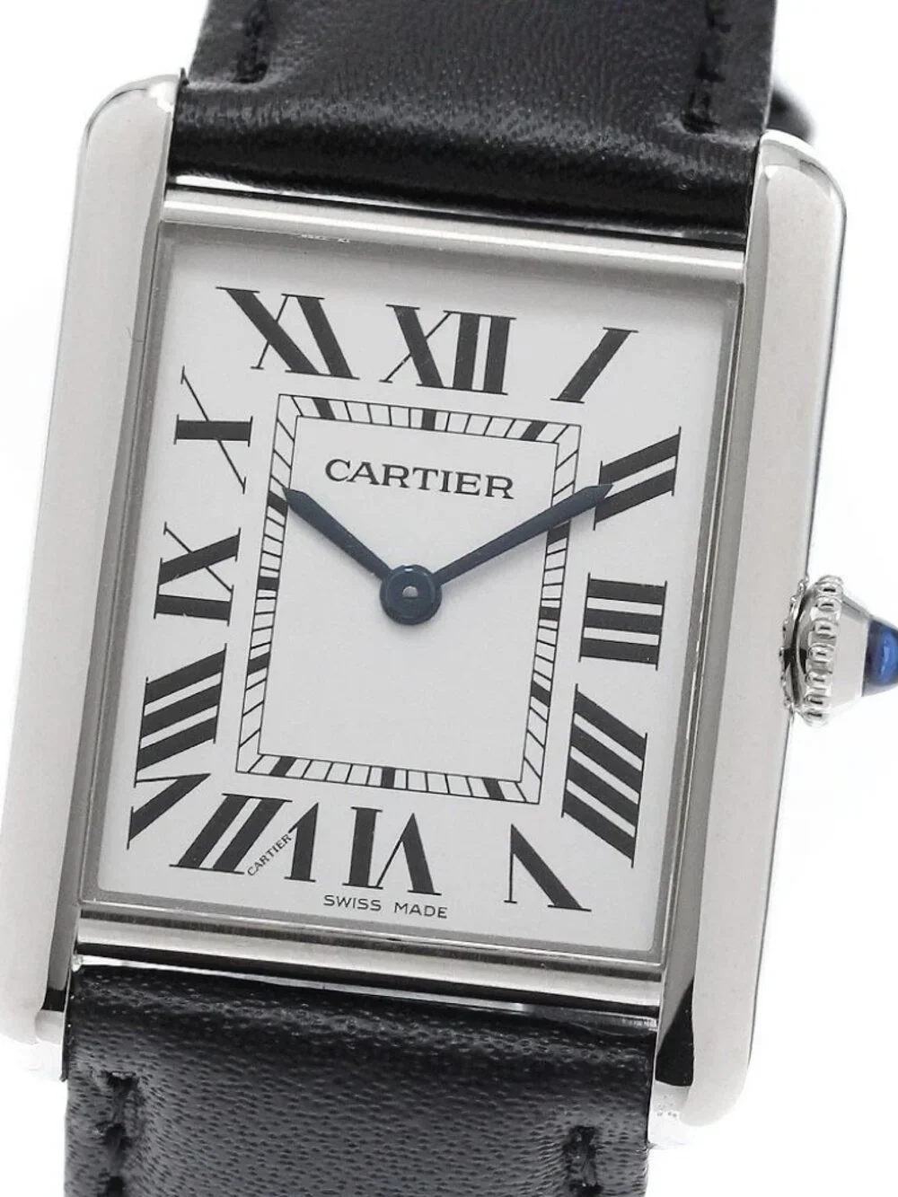 CARTIER tank mast LM WSTA0041 Silver Dial Quartz Men's Watch_970950